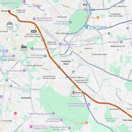 Apartmán Appio Claudio Metro Linea A *